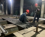 垂直水冷壁管片（8m）|φ32×8mm，截距62.5mm，5連根，總長8m|15CrMoG